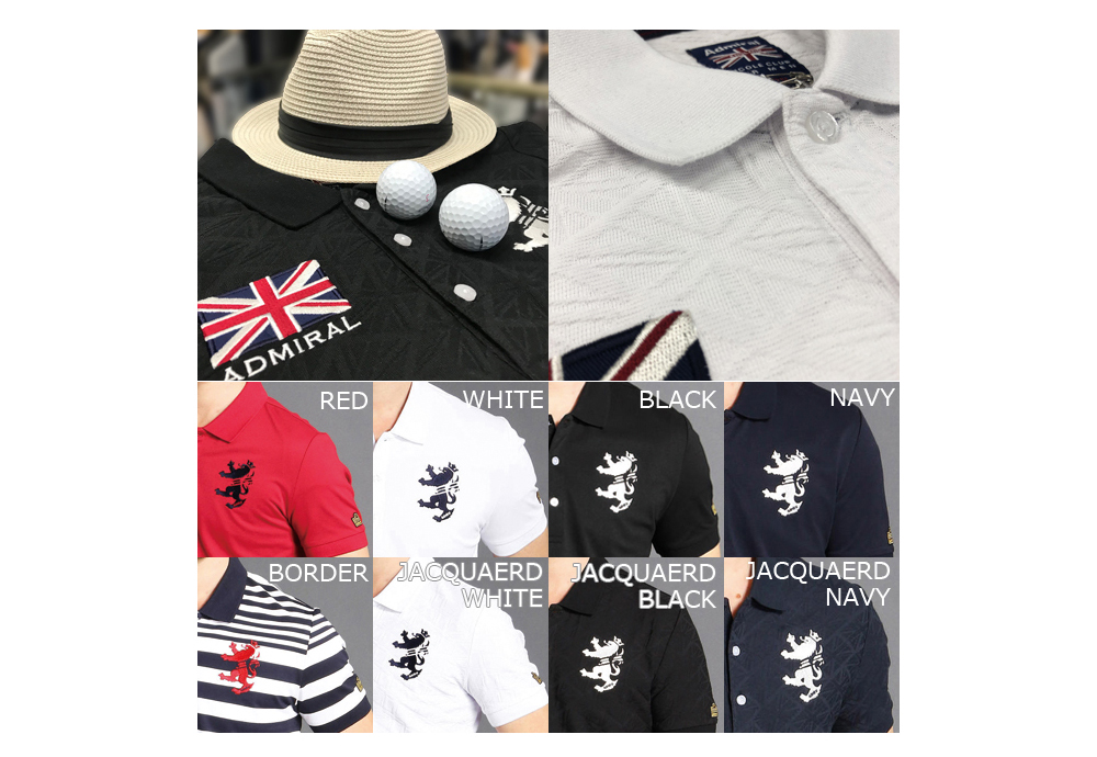 Admiral NICOLE CLUB FOR MEN 別注ポロシャツ COLOR VARIATION